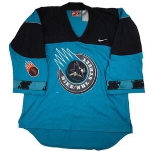 Vintage Nike San Jose Sharks Hockey Jersey